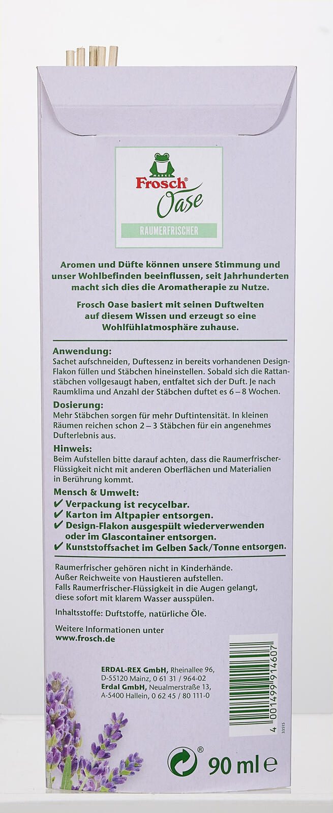 Frosch® Raumduft-Nachfüller Lavendeltraum 90,0 ml