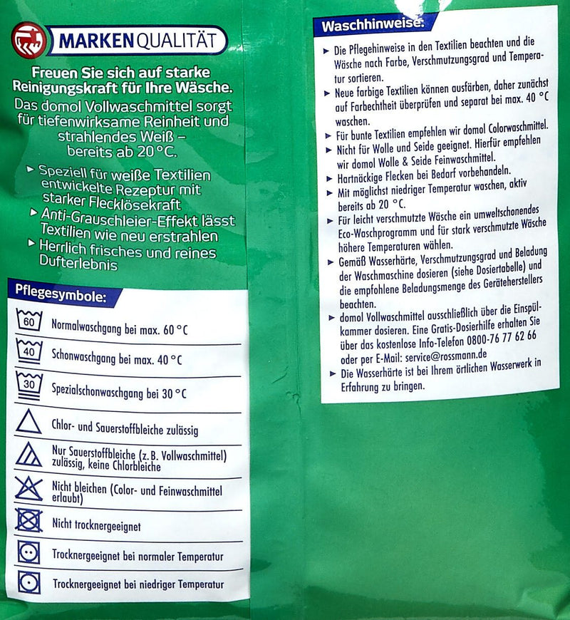 domol Vollwaschmittel frisch 1,35 kg