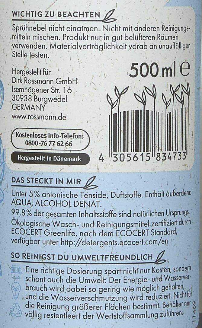 eco Freude Glasreiniger 0,5 l