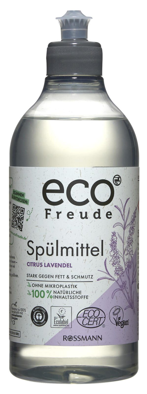 eco Freude Spülmittel Citrus, Lavendel 0,5 l