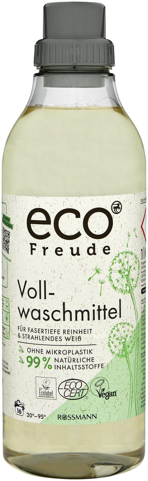 eco Freude Vollwaschmittel frisch 1,0 l