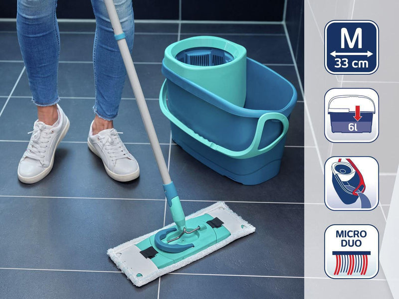 LEIFHEIT Clever Twist M Ergo Wischsystem für alle Böden