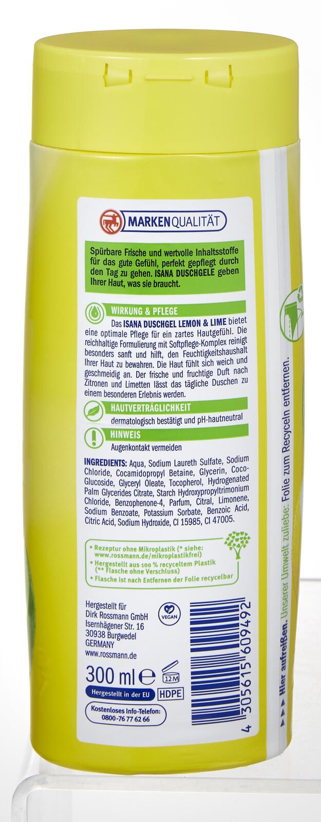 ISANA Lemon Duschgel 300 ml