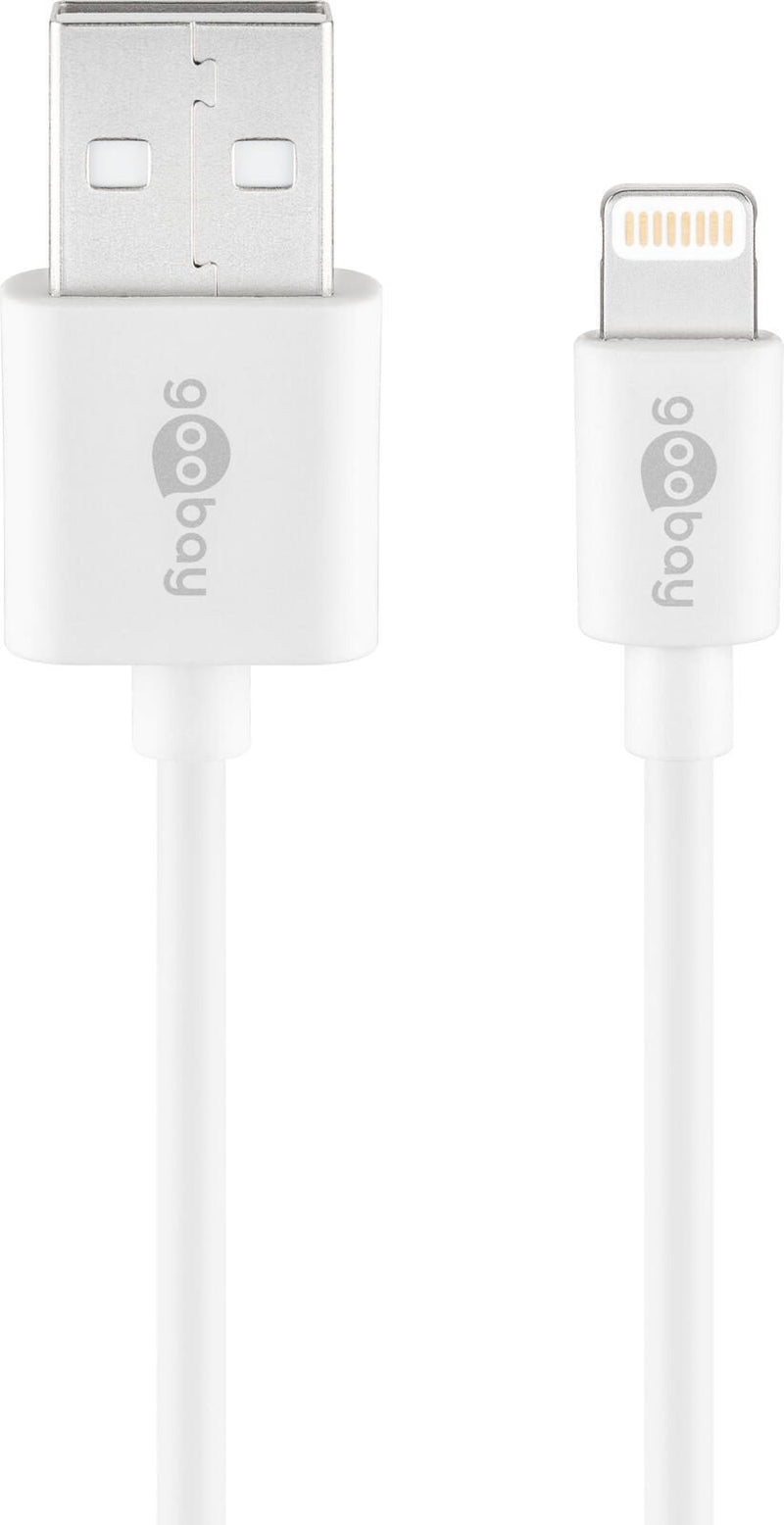 goobay Ladekabel mit Adapter 1,0 m, 12 Watt