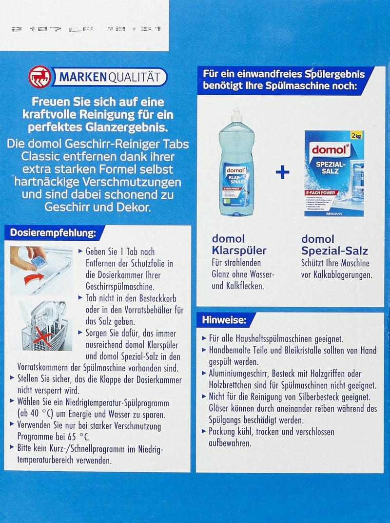 domol Spülmaschinentabs 60 St.