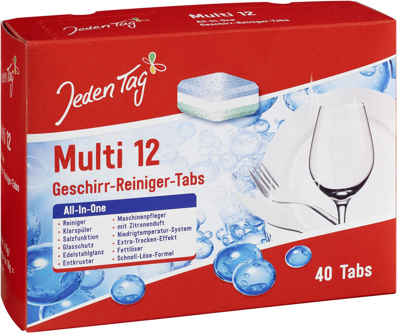 Jeden Tag Spülmaschinentabs Citrus 40 St.