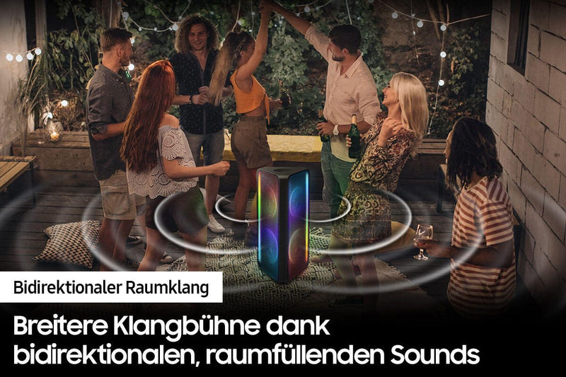Samsung Sound Tower MX-ST50B Entertainment-Center schwarz