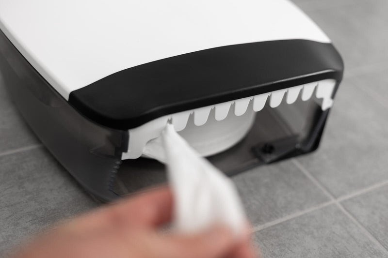KATRIN Toilettenpapierspender 1 Rolle schwarz, weiß