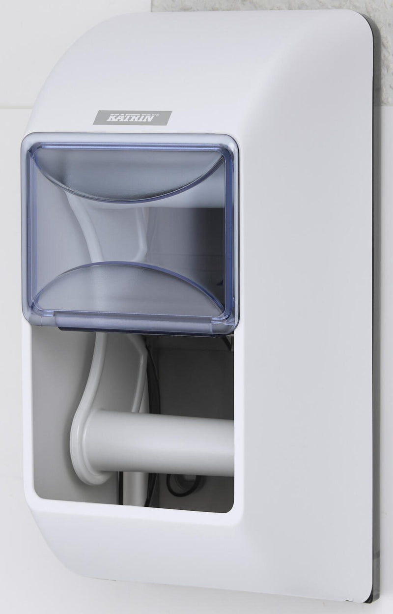KATRIN Toilettenpapierspender 2 Rollen weiß