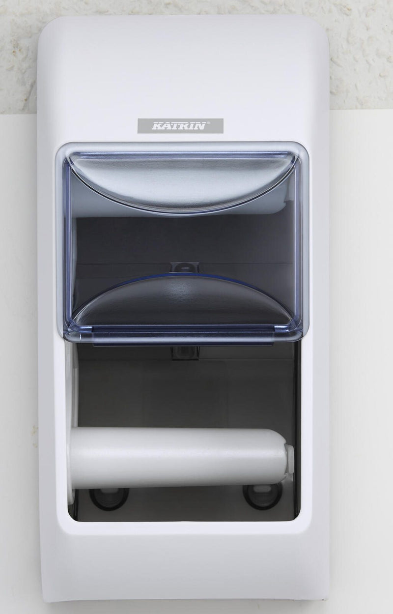 KATRIN Toilettenpapierspender 2 Rollen weiß