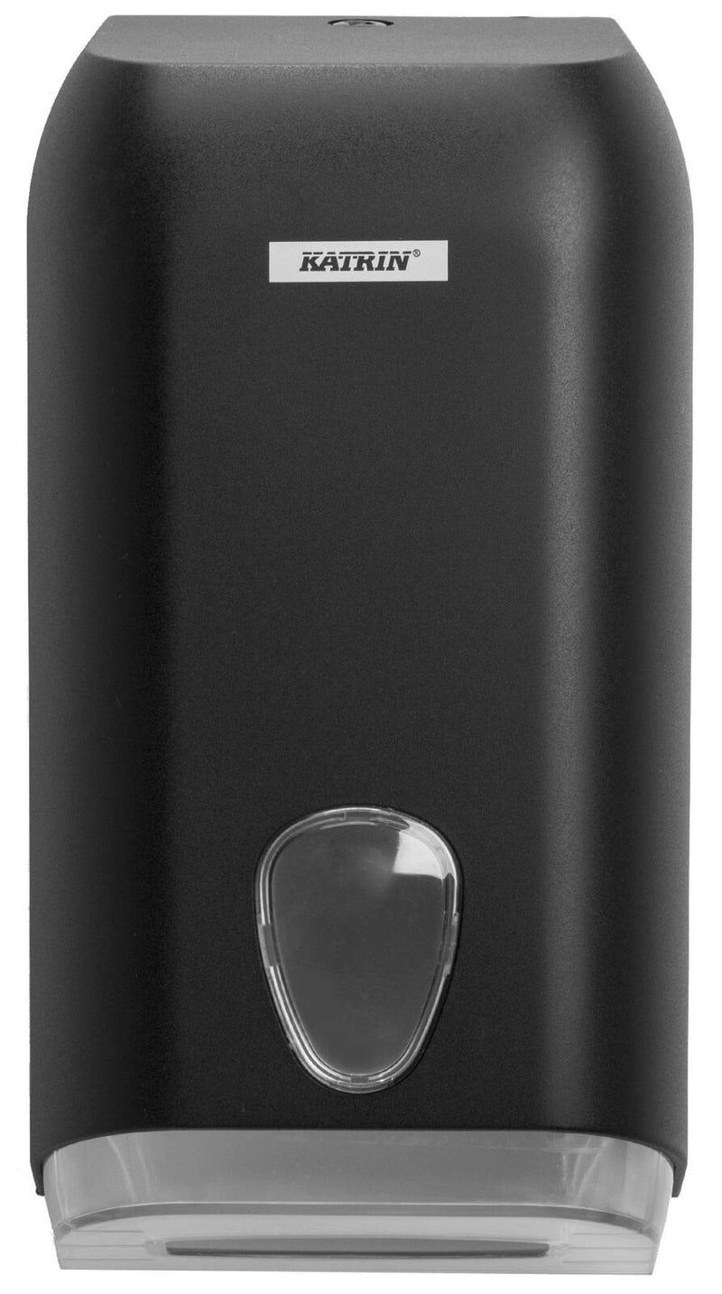 KATRIN Toilettenpapierspender 600 Blatt schwarz