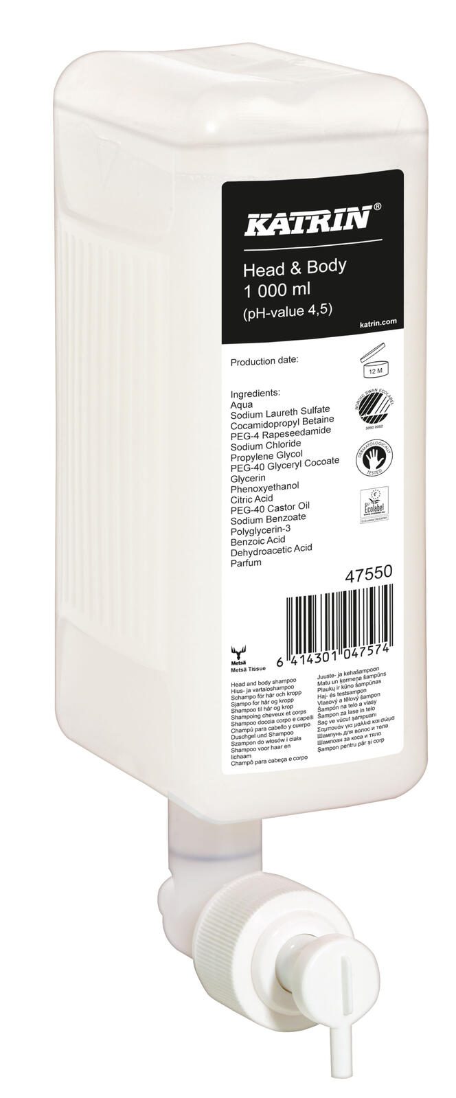 KATRIN Duschgel & Shampoo 1 l
