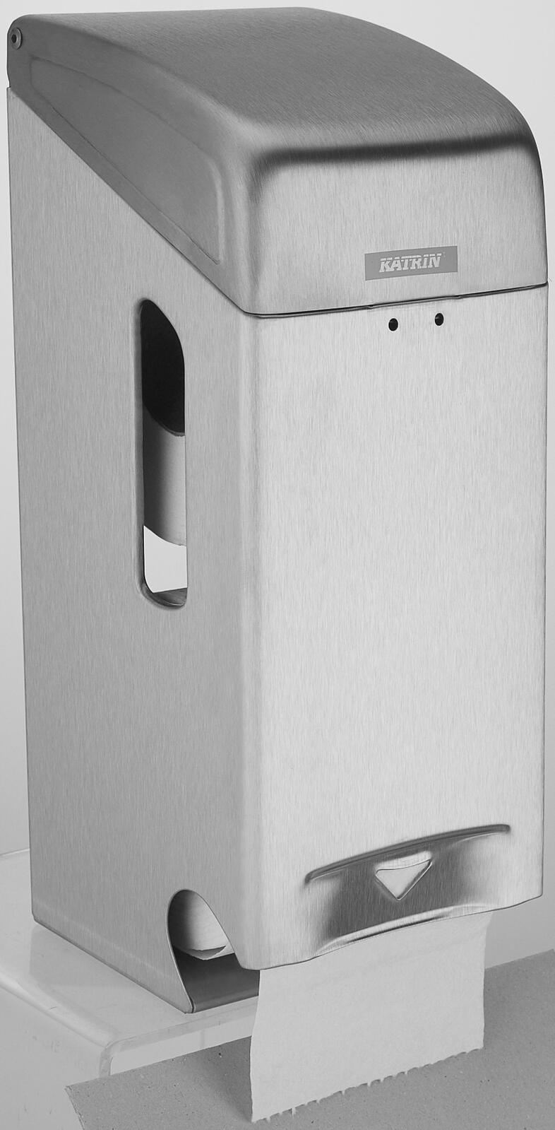 KATRIN Toilettenpapierspender 2 Rollen silber
