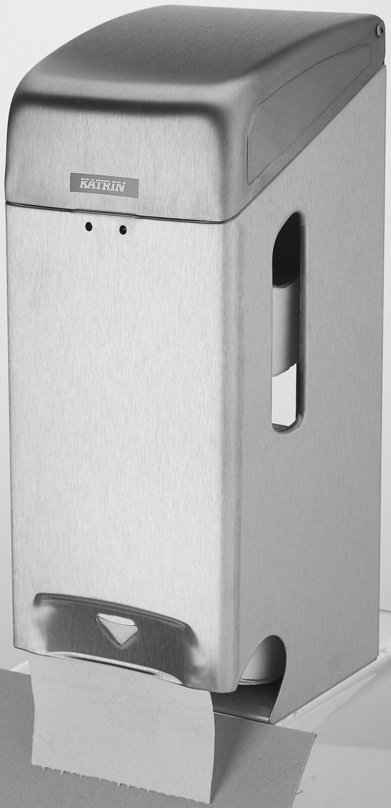 KATRIN Toilettenpapierspender 2 Rollen silber