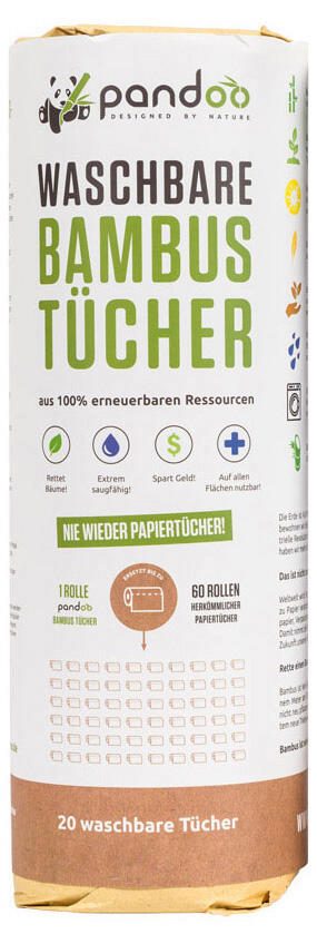 pandoo Küchenrollen waschbar 1-lagig