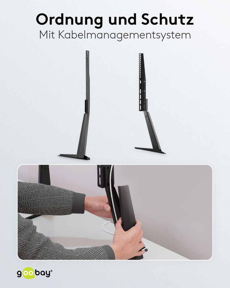 goobay TV-Ständer Basic (Größe M) schwarz