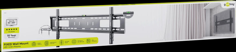 goobay TV-Wandhalterung ProFIXED schwarz