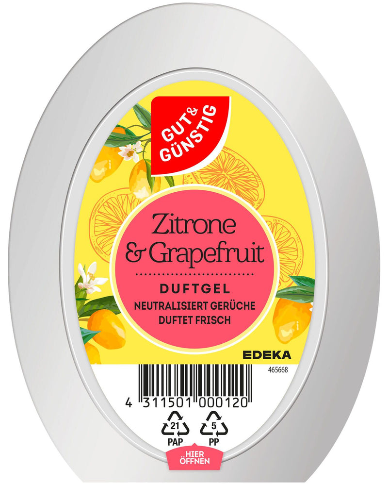 GUT&GÜNSTIG Duftspender Zitrone & Grapfruit 150,0 g