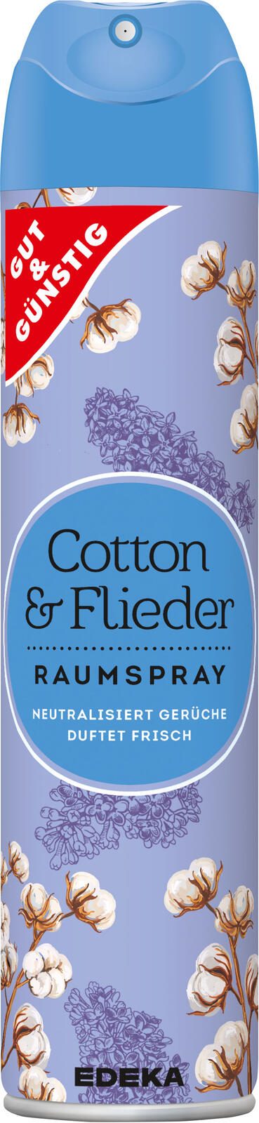 GUT&GÜNSTIG Raumspray Cotton & Flieder 300,0 ml