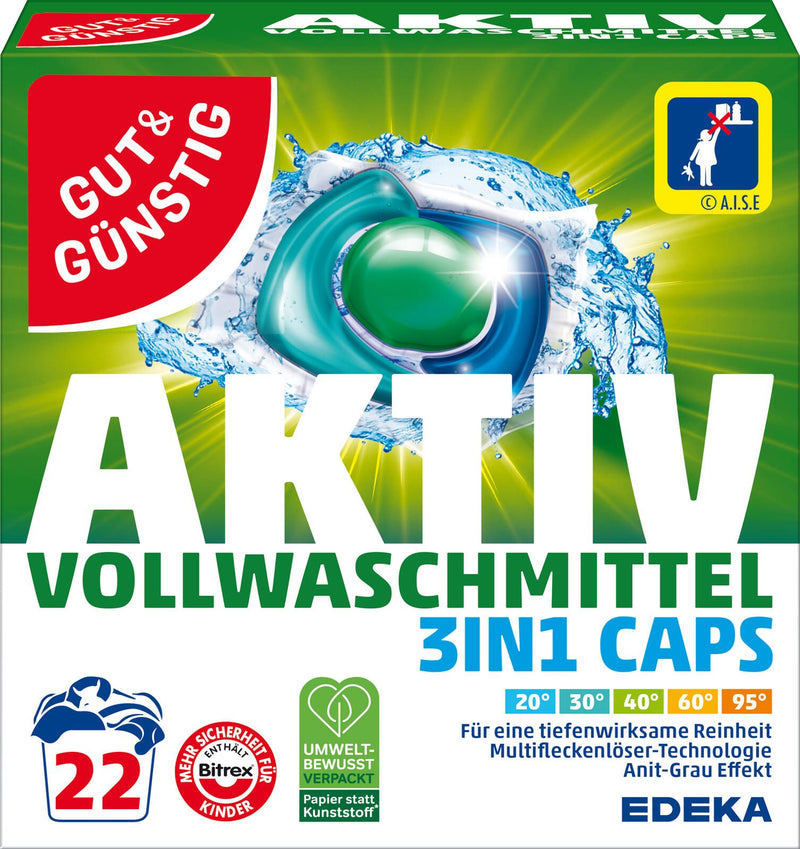 GUT&GÜNSTIG Waschmittel frisch 22 St.