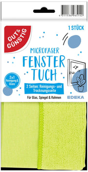 GUT&GÜNSTIG Fenstertuch Mikrofaser 60 °C waschbar