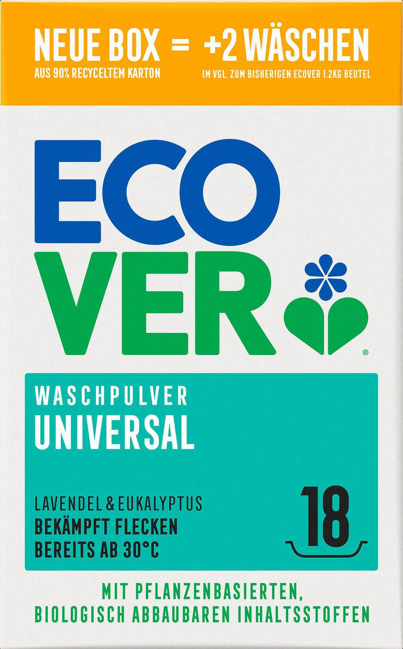 ECOVER Waschmittel Lavendel & Eukalyptus 1,35 kg