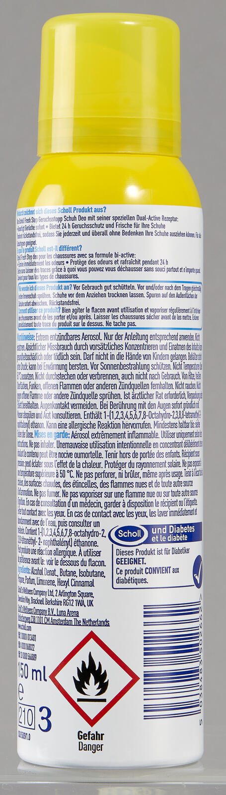 Scholl Geruchsstopp Schuhdeo 150 ml