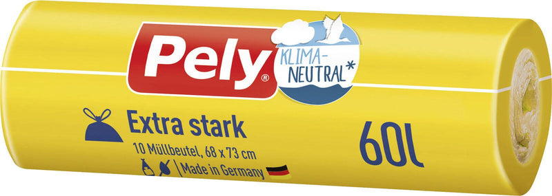 Pely Müllbeutel 60,0 l transparent