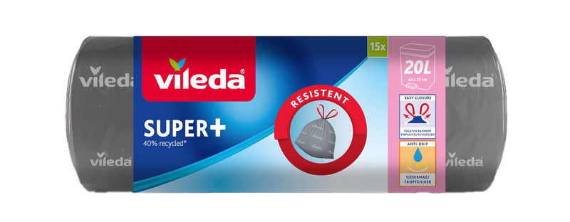 vileda Müllbeutel 20,0 l grau