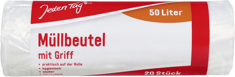 Jeden Tag Müllbeutel 50,0 l transparent