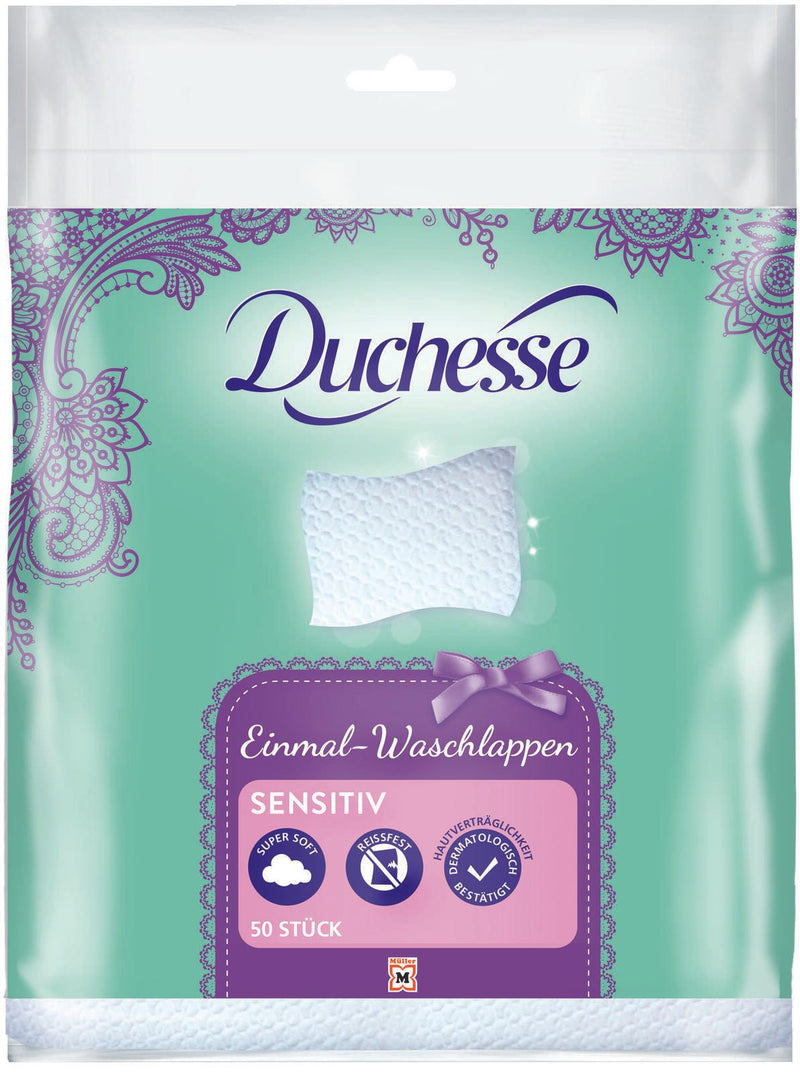 Duchesse trockene Reinigungstücher Waschlappen 1-lagig