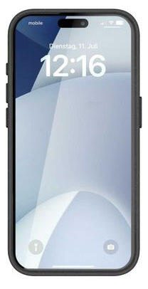 WOODCESSORIES Handy-Cover Bio Case für iPhone 15 Pro schwarz