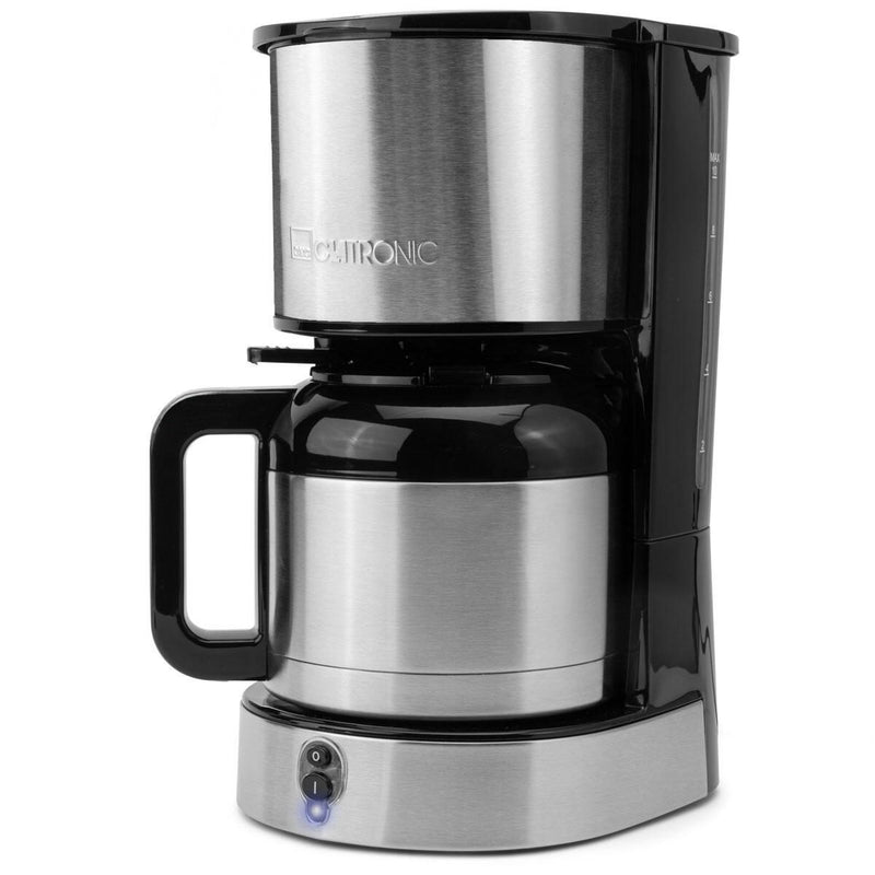 CLATRONIC KA 3805 Kaffeemaschine silber/schwarz