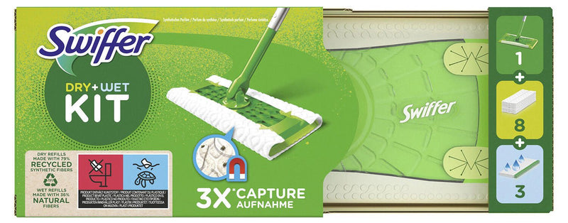 Swiffer Starter Set Bodenwischer für Staub und Schmutz
