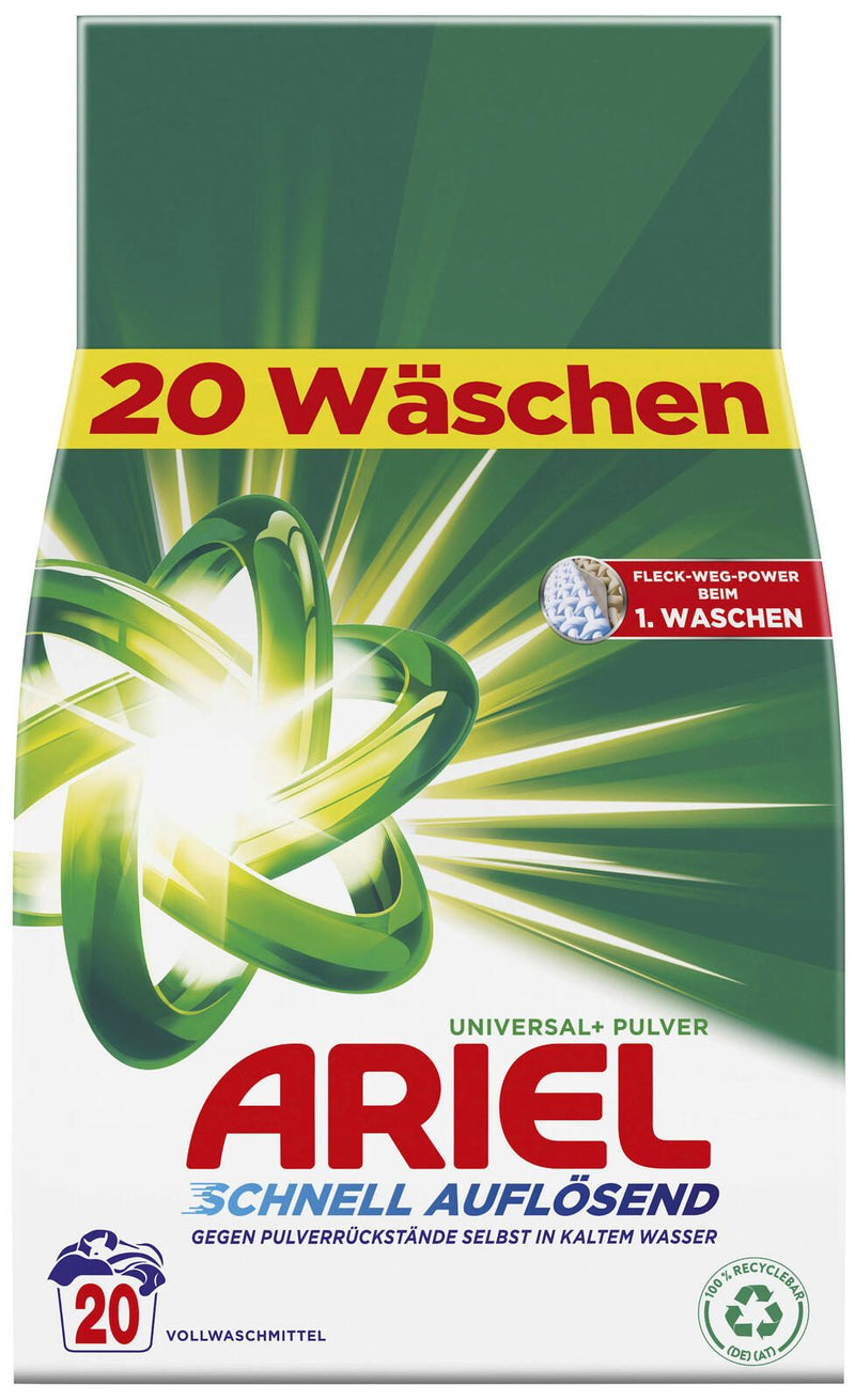 ARIEL Vollwaschmittel frisch 1,2 kg
