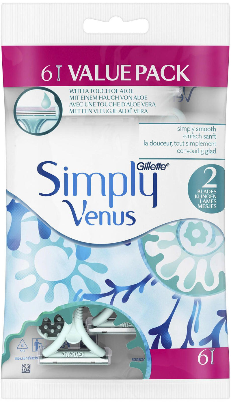 Gillette Venus 2 Einwegrasierer 6 St.