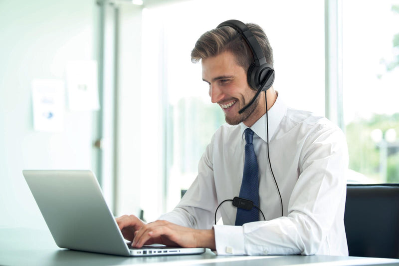 Kensington USB-Headset H1000 USB-C schwarz
