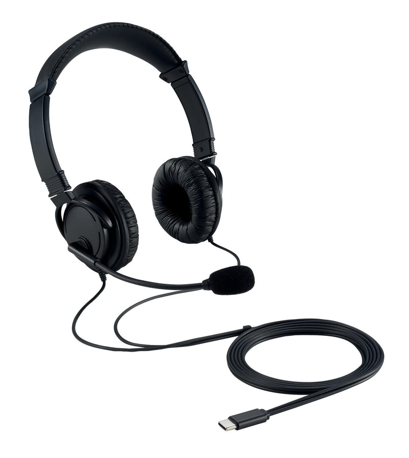Kensington USB-Headset HiFi USB-C schwarz
