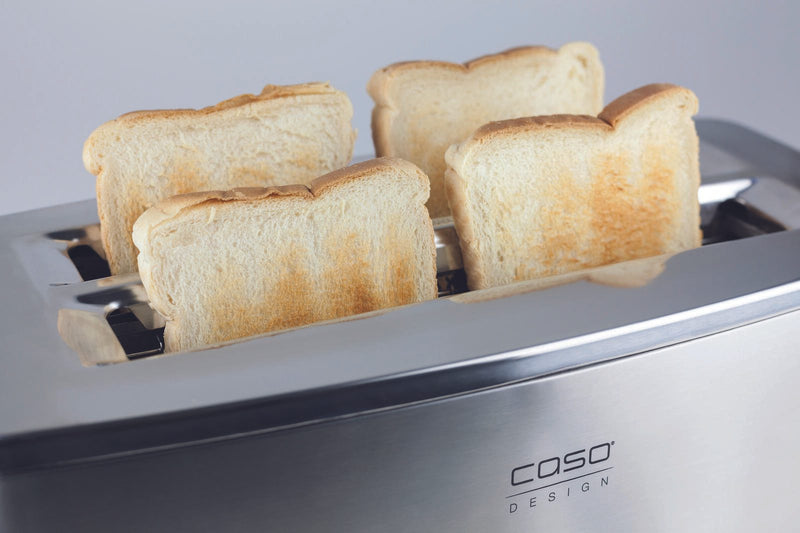 caso® Inox4 Toaster 1850 W silber