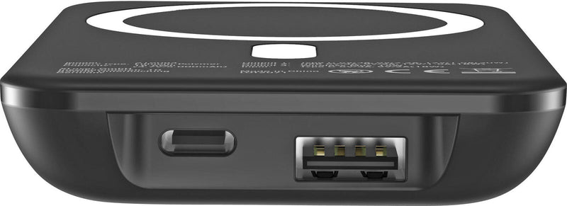 XLAYER Magnetic PD wireless Powerbank 5.000 mAh schwarz