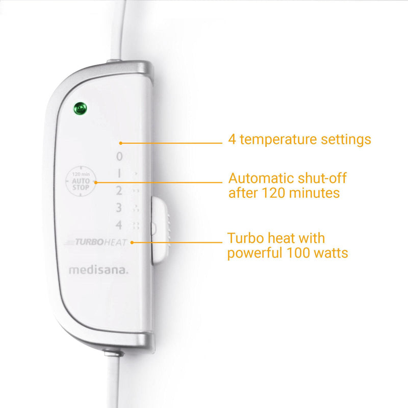 medisana HU 672 Wärmeunterbett weiß 100 W