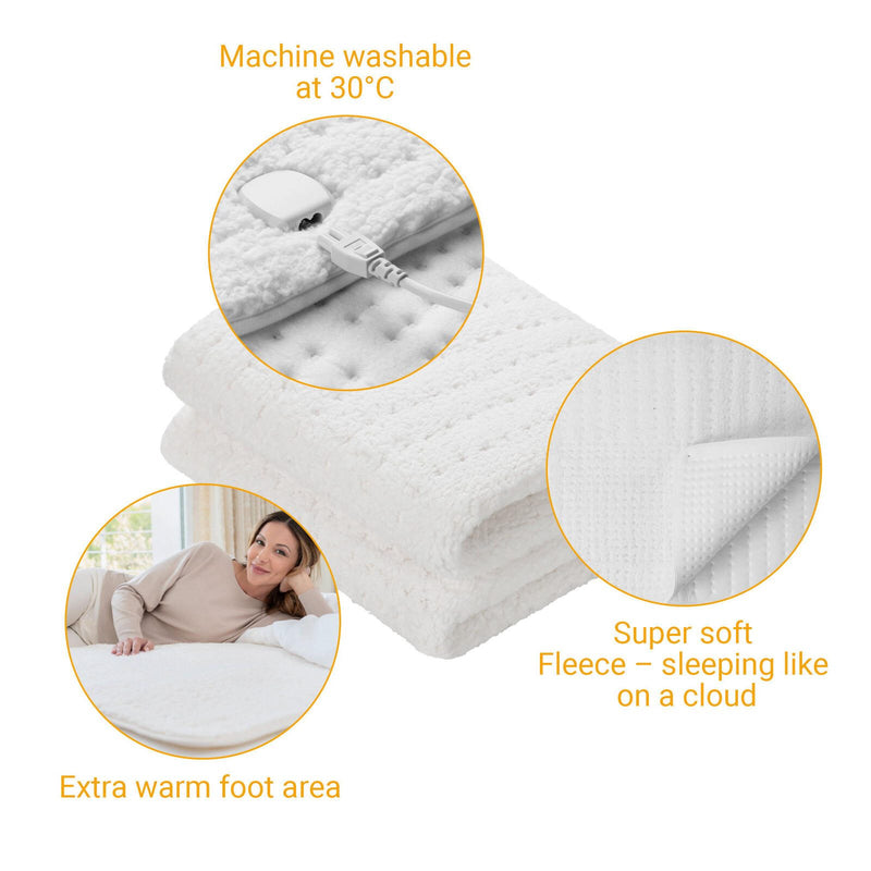 medisana HU 672 Wärmeunterbett weiß 100 W