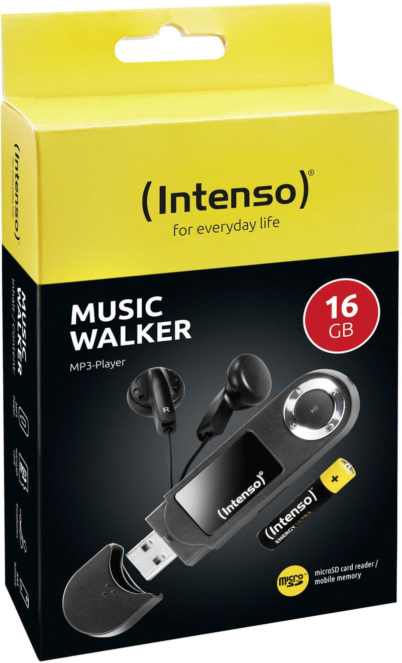 Intenso Musik Walker MP3-Player schwarz 16 GB