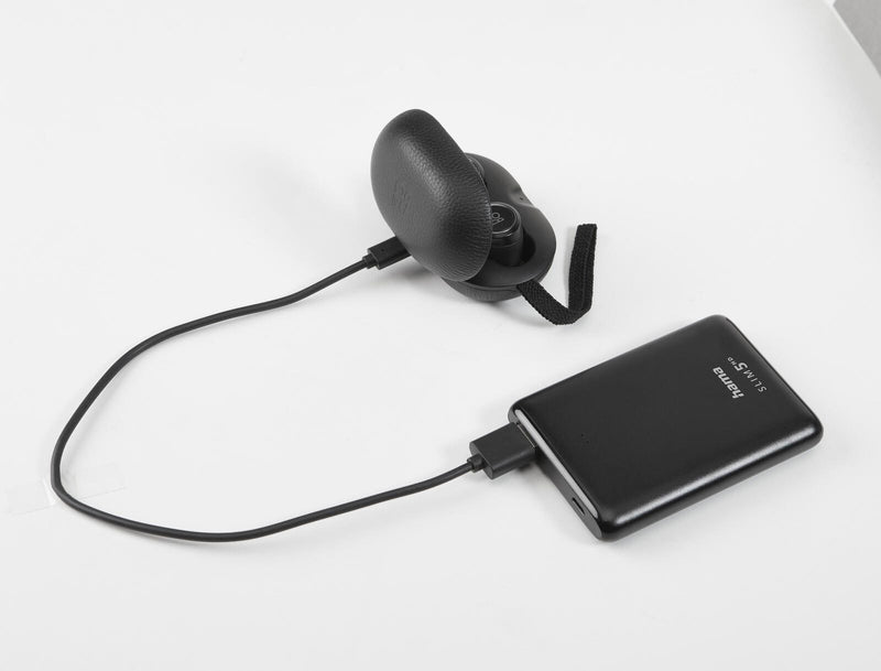 hama SLIM 5HD Powerbank 5.000 mAh schwarz