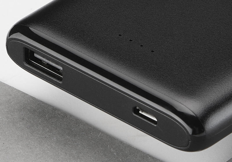 hama SLIM 5HD Powerbank 5.000 mAh schwarz