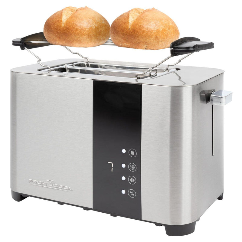 CLATRONIC PC-TA 1250 Toaster 850 W silber, schwarz