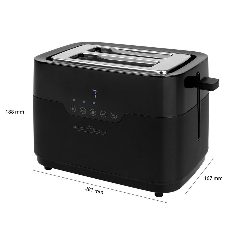 CLATRONIC PC_TA 1244 Toaster 920 W schwarz