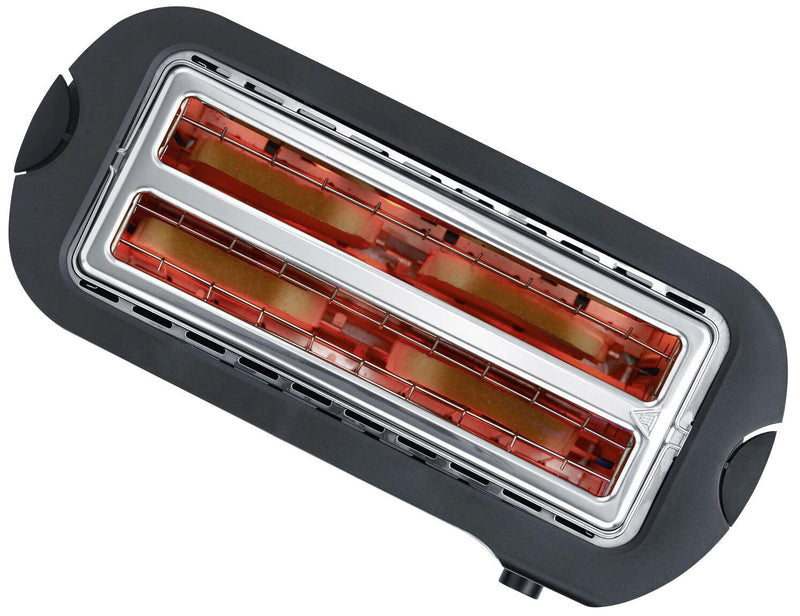 SEVERIN AT 2590 Toaster 1400 W schwarz/ silber