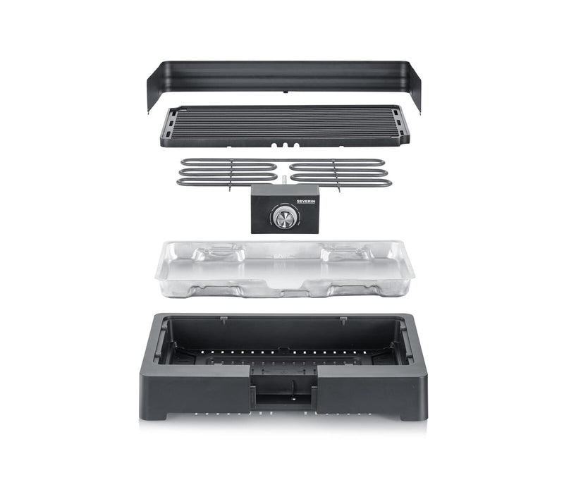 SEVERIN Grillplatte PG 8567 52,0 x 39,5 x 15,5 cm