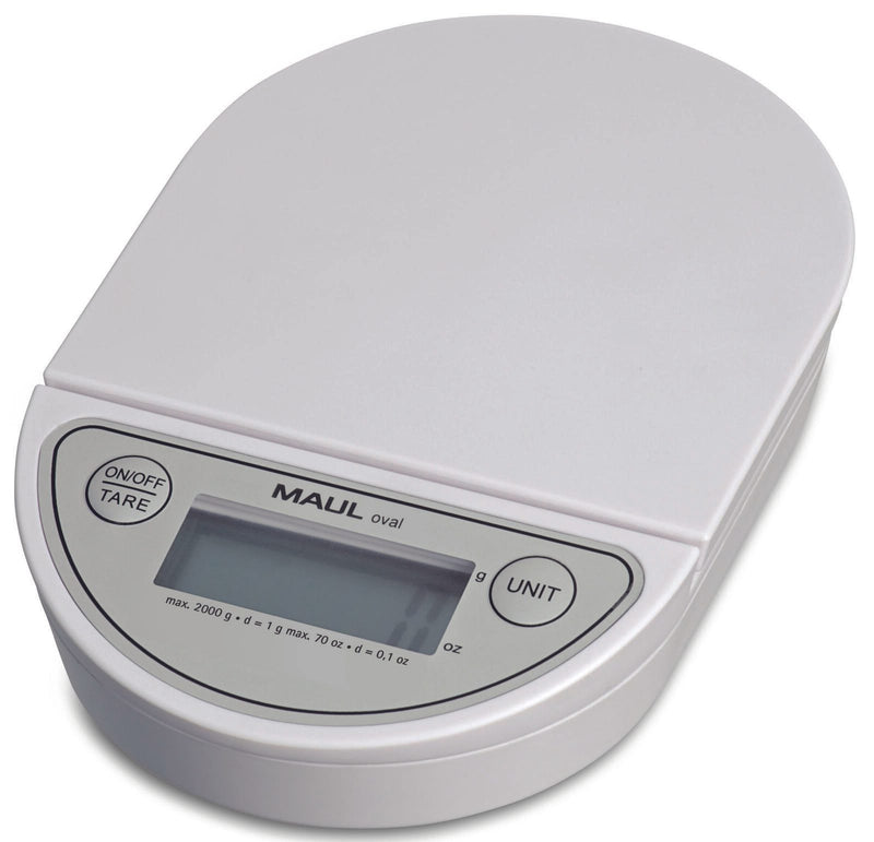 MAUL Briefwaage Oval weiß